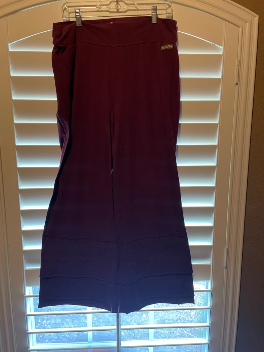 Matilda Jane burgundy cotton pants